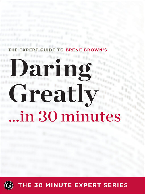 Title details for Daring Greatly in 30 Minutes by Garamond Press - Available